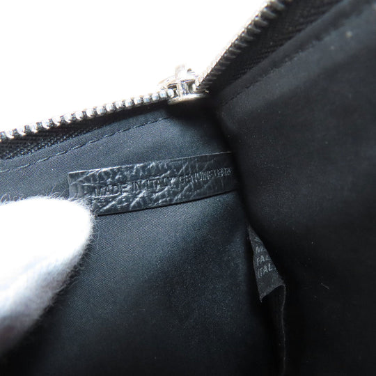 Maison Margiela Coin case leather black logo