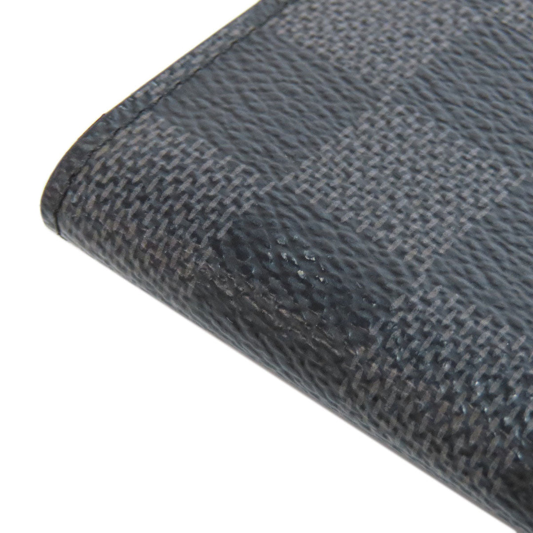 LOUIS VUITTON Key case Key holder M62662 Damier canvas black Multicles6