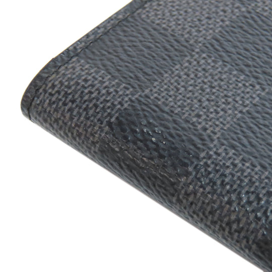 LOUIS VUITTON Key case Key holder M62662 Damier canvas black Multicles6