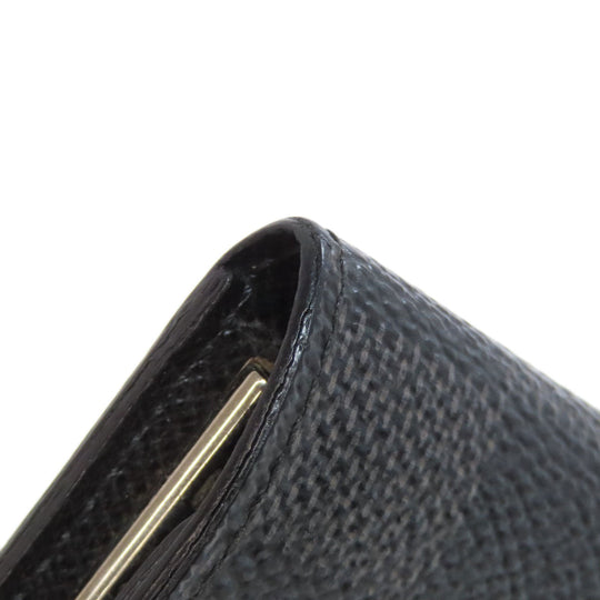 LOUIS VUITTON Key case Key holder M62662 Damier canvas black Multicles6