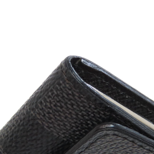 LOUIS VUITTON Key case Key holder M62662 Damier canvas black Multicles6