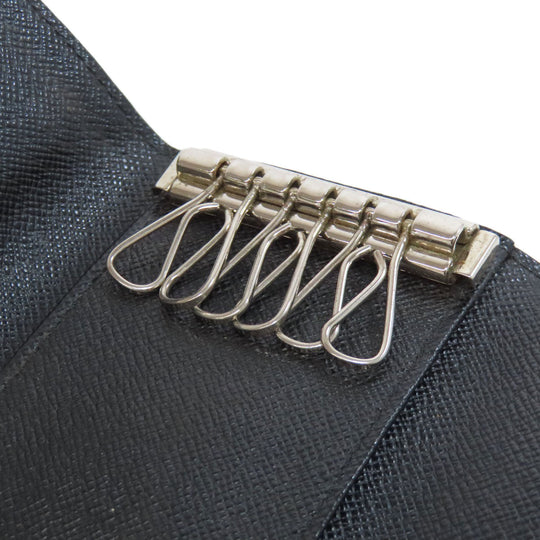 LOUIS VUITTON Key case Key holder M62662 Damier canvas black Multicles6