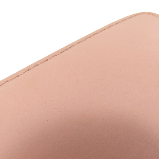 GUCCI Long Wallet Purse 453158 leather pink logo Women Used Authentic