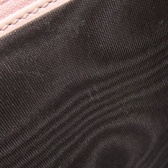 GUCCI Long Wallet Purse 453158 leather pink logo Women Used Authentic