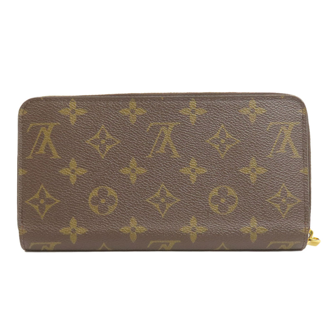 LOUIS VUITTON Long Wallet Purse M42616 Monogram canvas Brown Zippy wallet