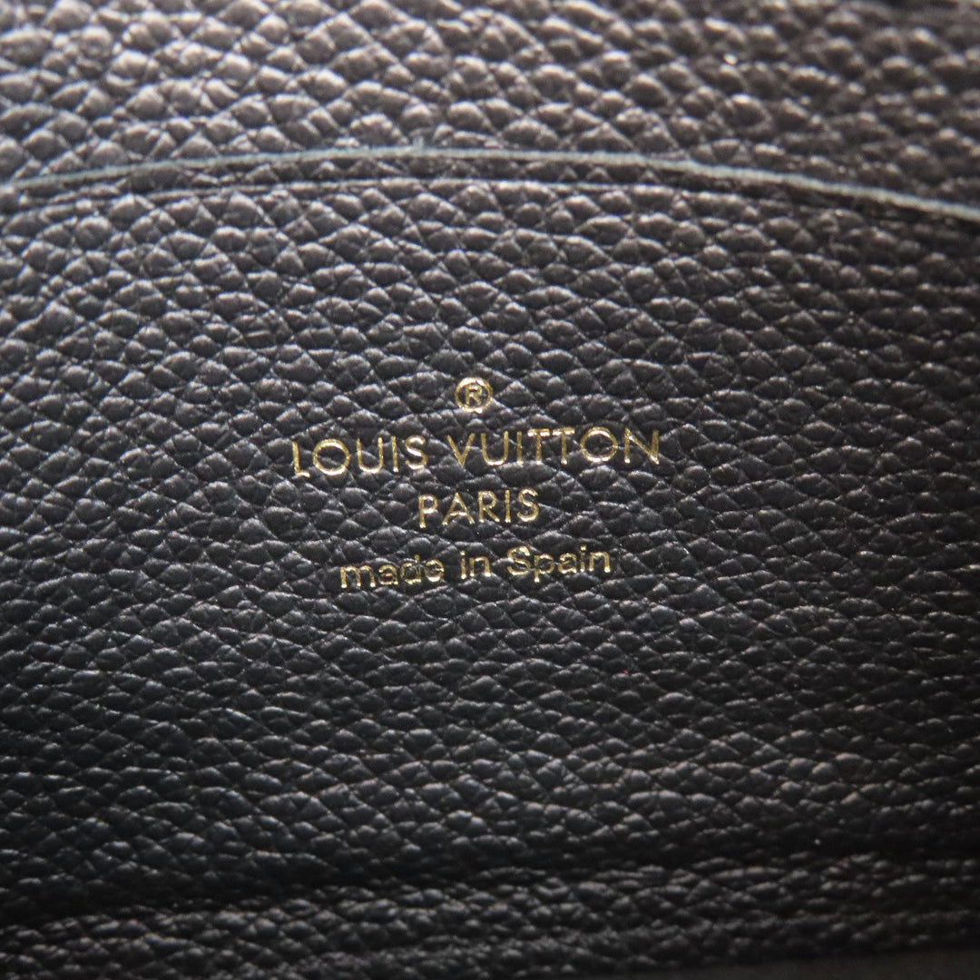 LOUIS VUITTON Shoulder Bag M68568 Ann Platt black Pochette double zip Women Used Authentic