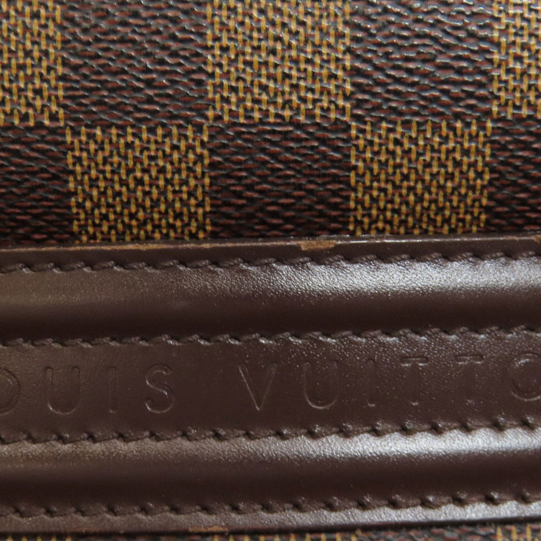 LOUIS VUITTON Boston Duffel bag N41454 Damier canvas Brown Norita 24 Women Used Authentic