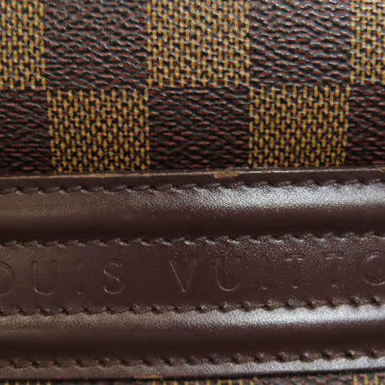 LOUIS VUITTON Boston Duffel bag N41454 Damier canvas Brown Norita 24 Women Used Authentic