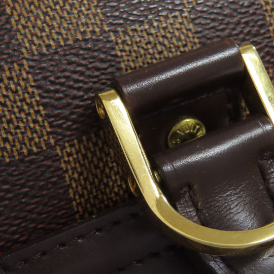 LOUIS VUITTON Boston Duffel bag N41454 Damier canvas Brown Norita 24 Women Used Authentic
