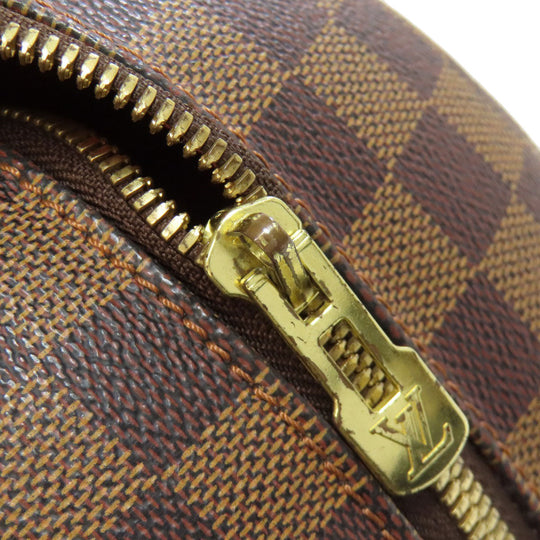 LOUIS VUITTON Boston Duffel bag N41454 Damier canvas Brown Norita 24 Women Used Authentic