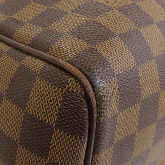 LOUIS VUITTON Boston Duffel bag N41454 Damier canvas Brown Norita 24 Women Used Authentic