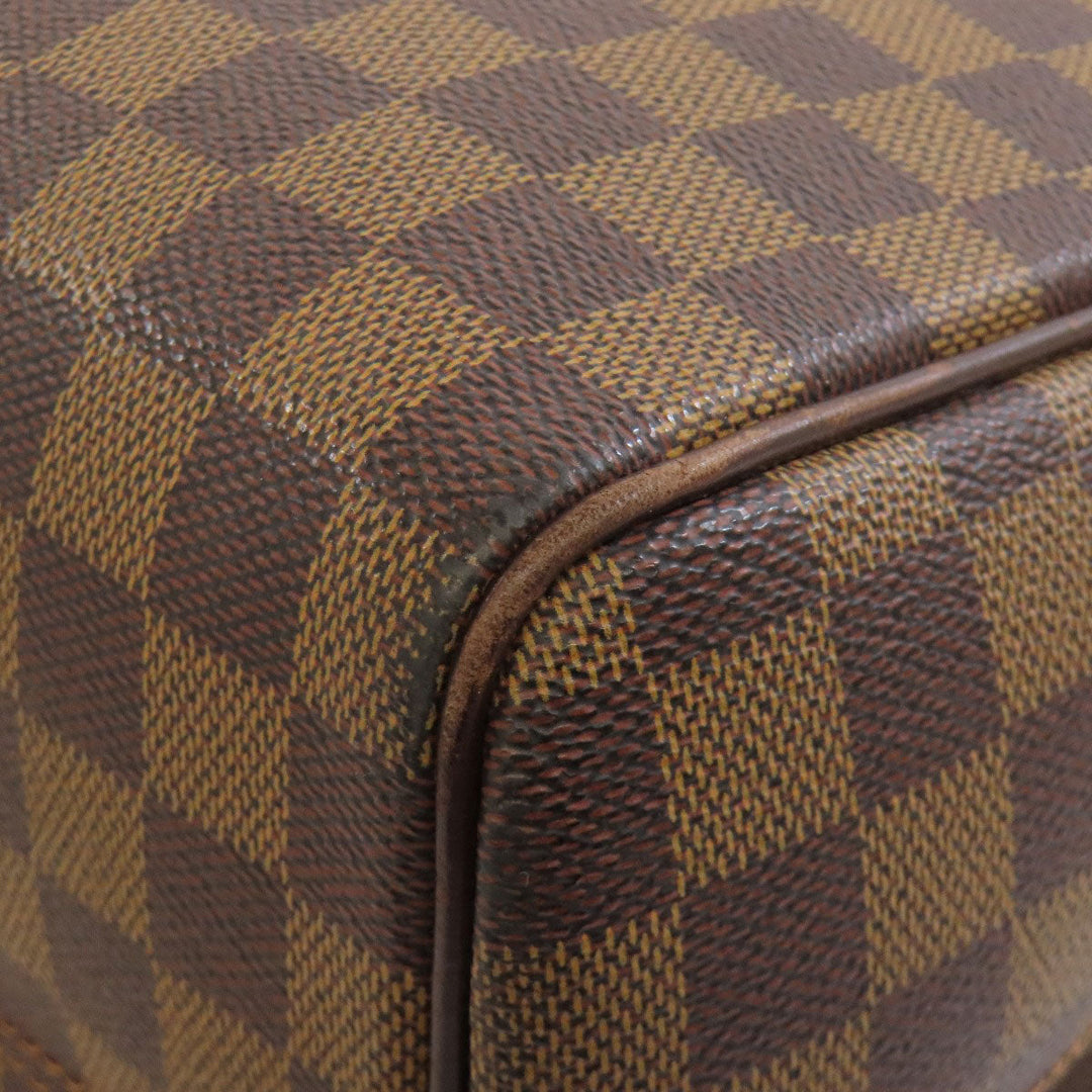 LOUIS VUITTON Boston Duffel bag N41454 Damier canvas Brown Norita 24 Women Used Authentic
