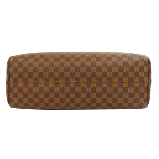 LOUIS VUITTON Boston Duffel bag N41454 Damier canvas Brown Norita 24 Women Used Authentic