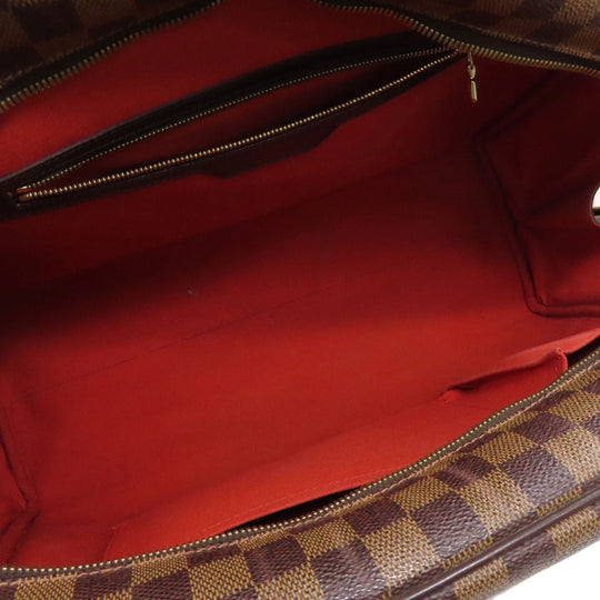 LOUIS VUITTON Boston Duffel bag N41454 Damier canvas Brown Norita 24 Women Used Authentic