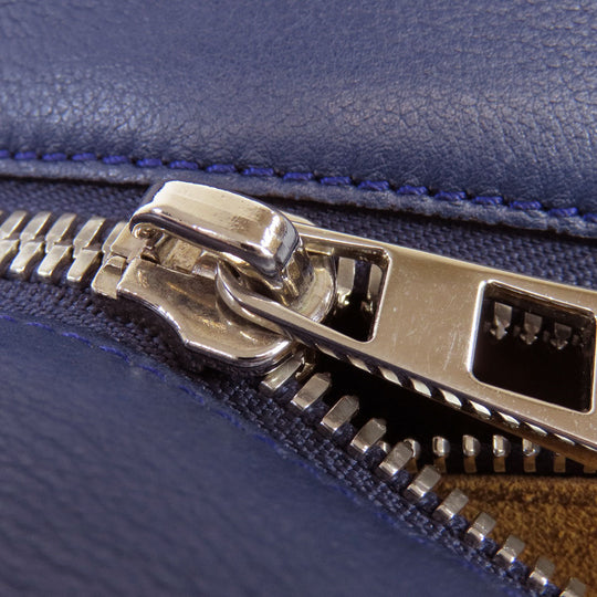 LOEWE Handbag Calfskin blue Amazona 2WAY