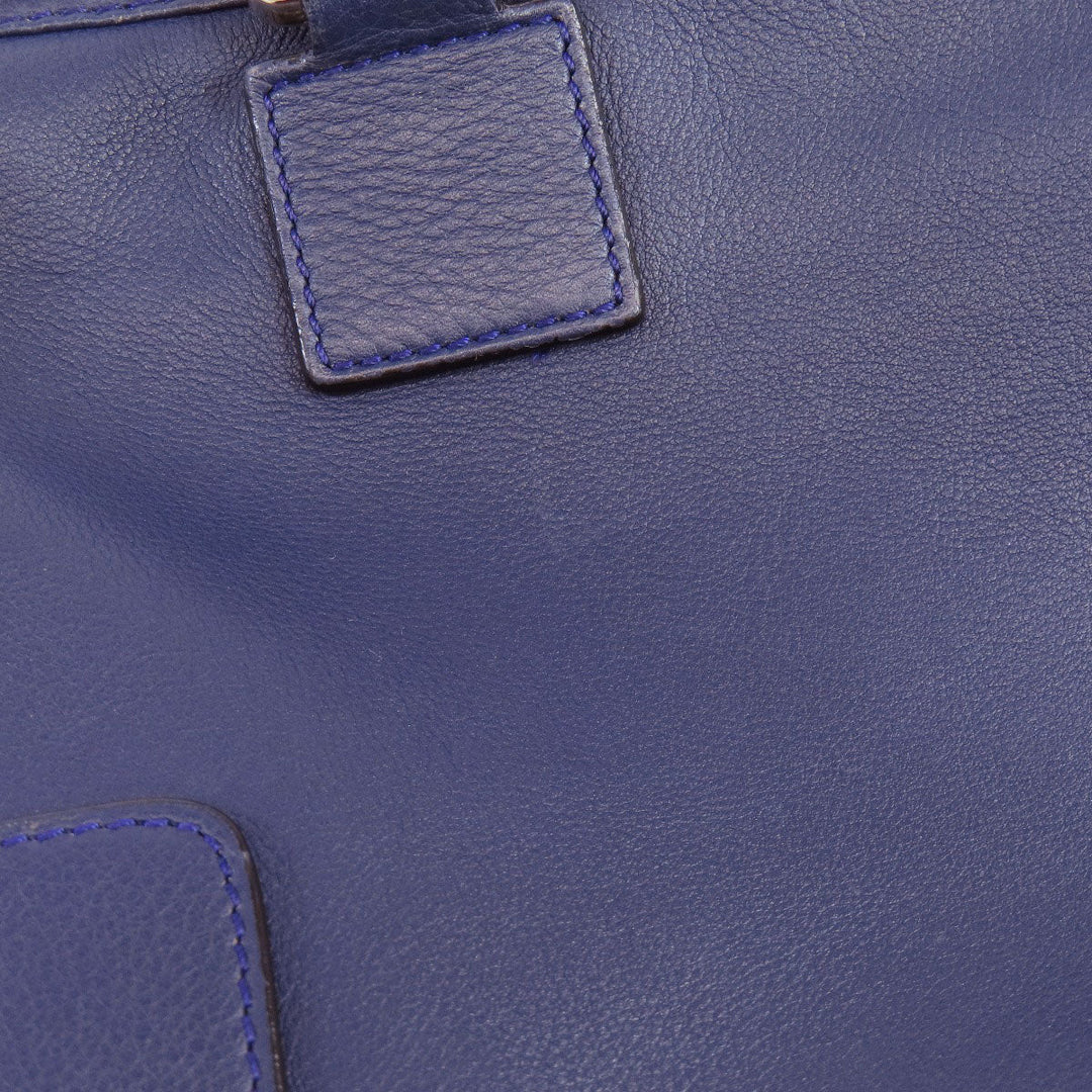 LOEWE Handbag Calfskin blue Amazona 2WAY
