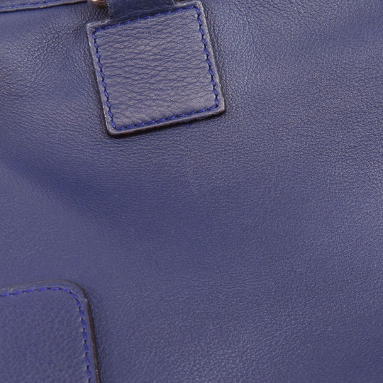 LOEWE Handbag Calfskin blue Amazona 2WAY