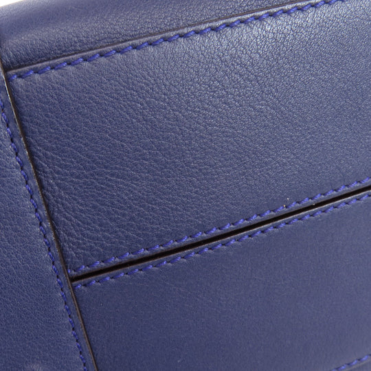 LOEWE Handbag Calfskin blue Amazona 2WAY