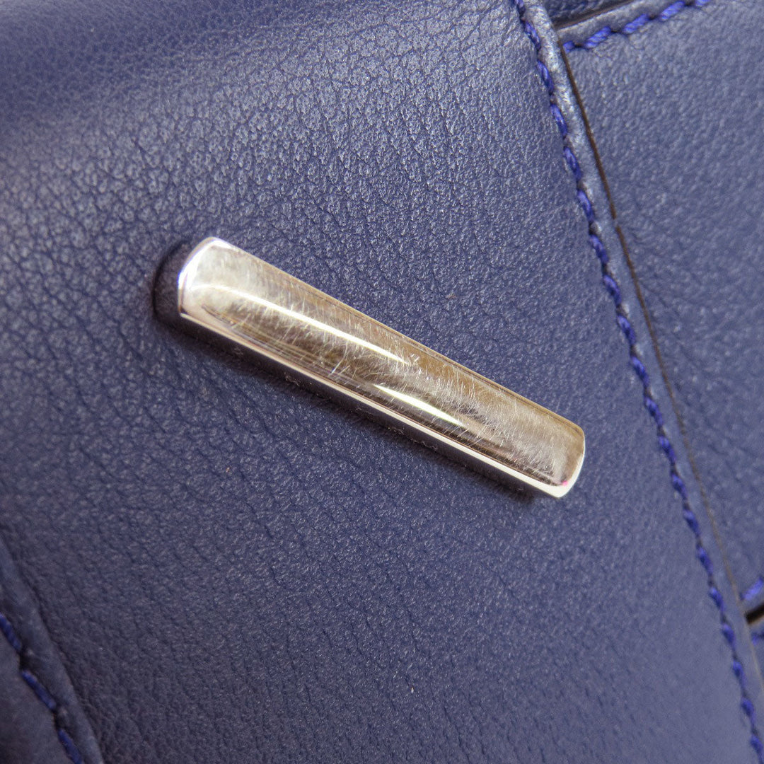 LOEWE Handbag Calfskin blue Amazona 2WAY