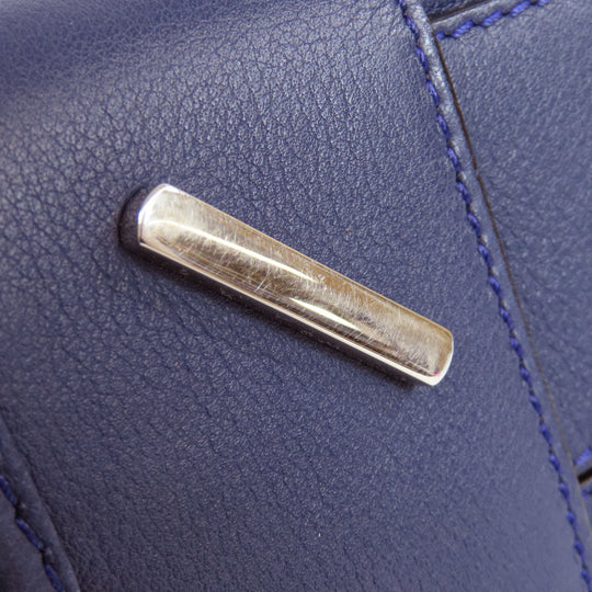 LOEWE Handbag Calfskin blue Amazona 2WAY
