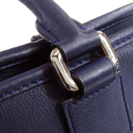 LOEWE Handbag Calfskin blue Amazona 2WAY