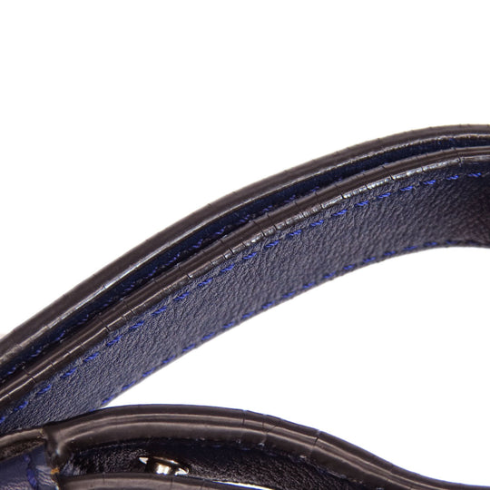 LOEWE Handbag Calfskin blue Amazona 2WAY
