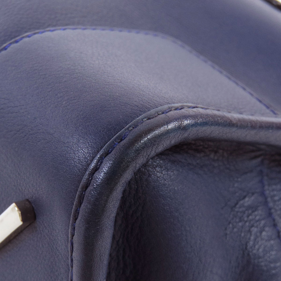 LOEWE Handbag Calfskin blue Amazona 2WAY