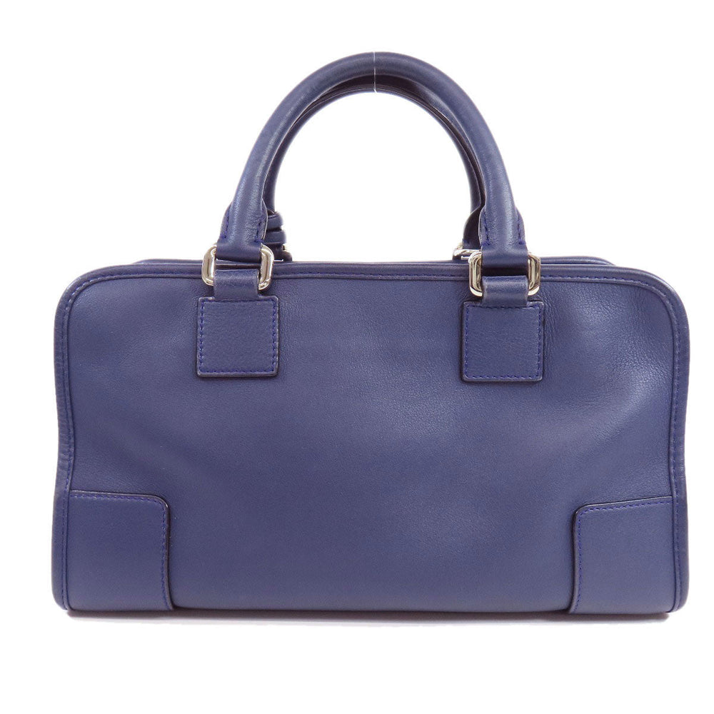 LOEWE Handbag Calfskin blue Amazona 2WAY Women Used Authentic