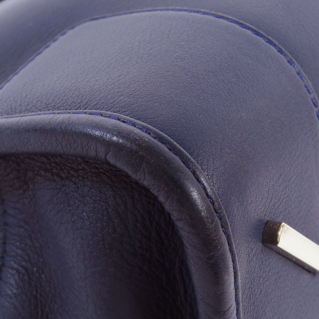 LOEWE Handbag Calfskin blue Amazona 2WAY
