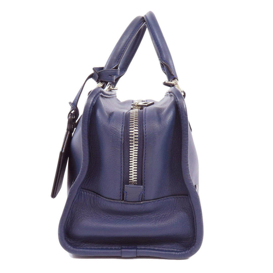 LOEWE Handbag Calfskin blue Amazona 2WAY
