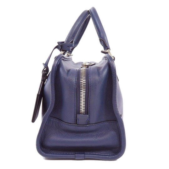 LOEWE Handbag Calfskin blue Amazona 2WAY