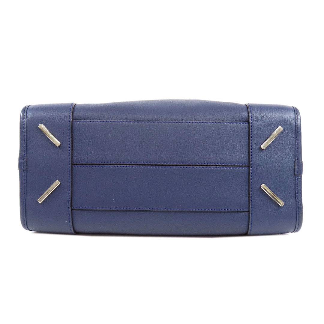 LOEWE Handbag Calfskin blue Amazona 2WAY