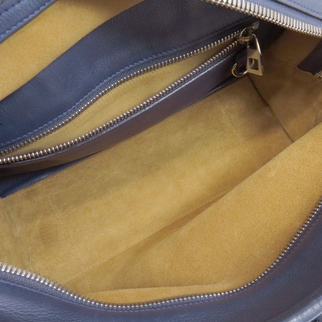 LOEWE Handbag Calfskin blue Amazona 2WAY