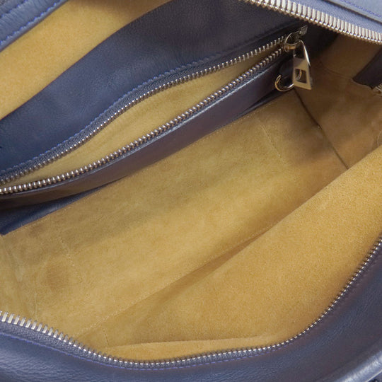 LOEWE Handbag Calfskin blue Amazona 2WAY
