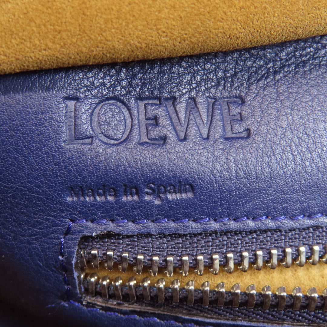 LOEWE Handbag Calfskin blue Amazona 2WAY