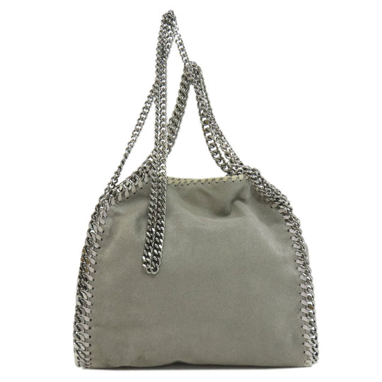 Stella McCartney Handbag polyester gray Falabella 2WAY