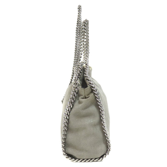 Stella McCartney Handbag polyester gray Falabella 2WAY