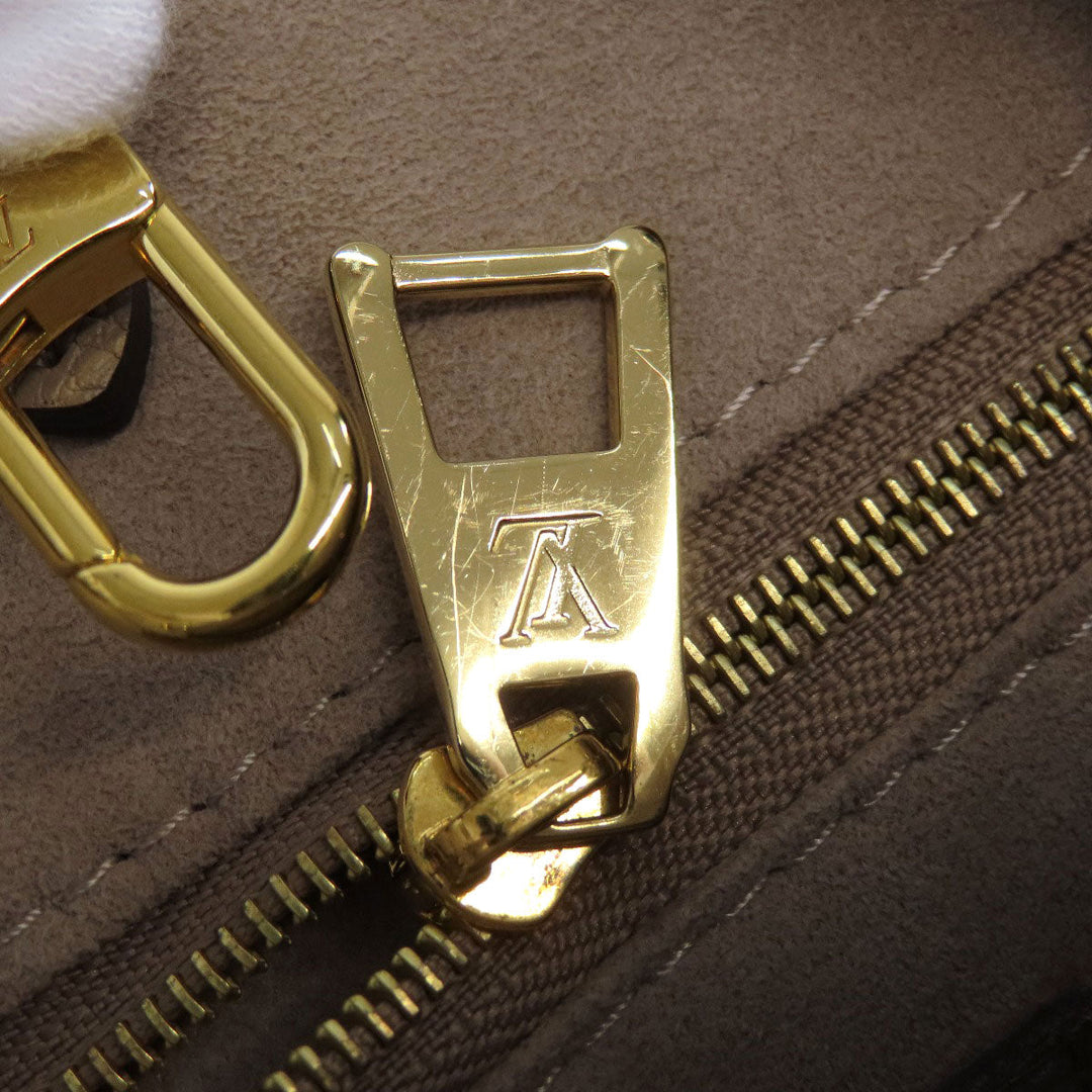LOUIS VUITTON Handbag M45779 Ann Platt gray On the Go PM Tourtrail Crème