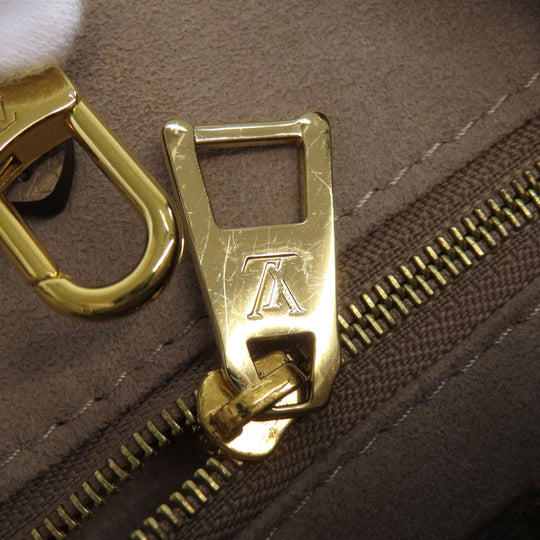LOUIS VUITTON Handbag M45779 Ann Platt gray On the Go PM Tourtrail Crème