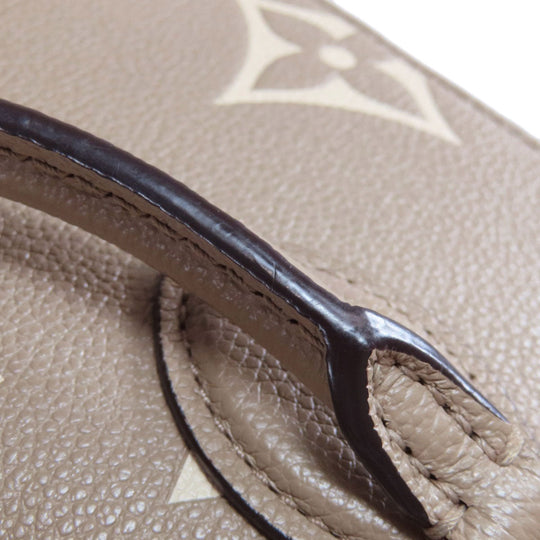 LOUIS VUITTON Handbag M45779 Ann Platt gray On the Go PM Tourtrail Crème