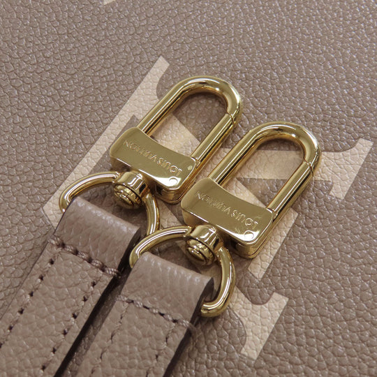 LOUIS VUITTON Handbag M45779 Ann Platt gray On the Go PM Tourtrail Crème