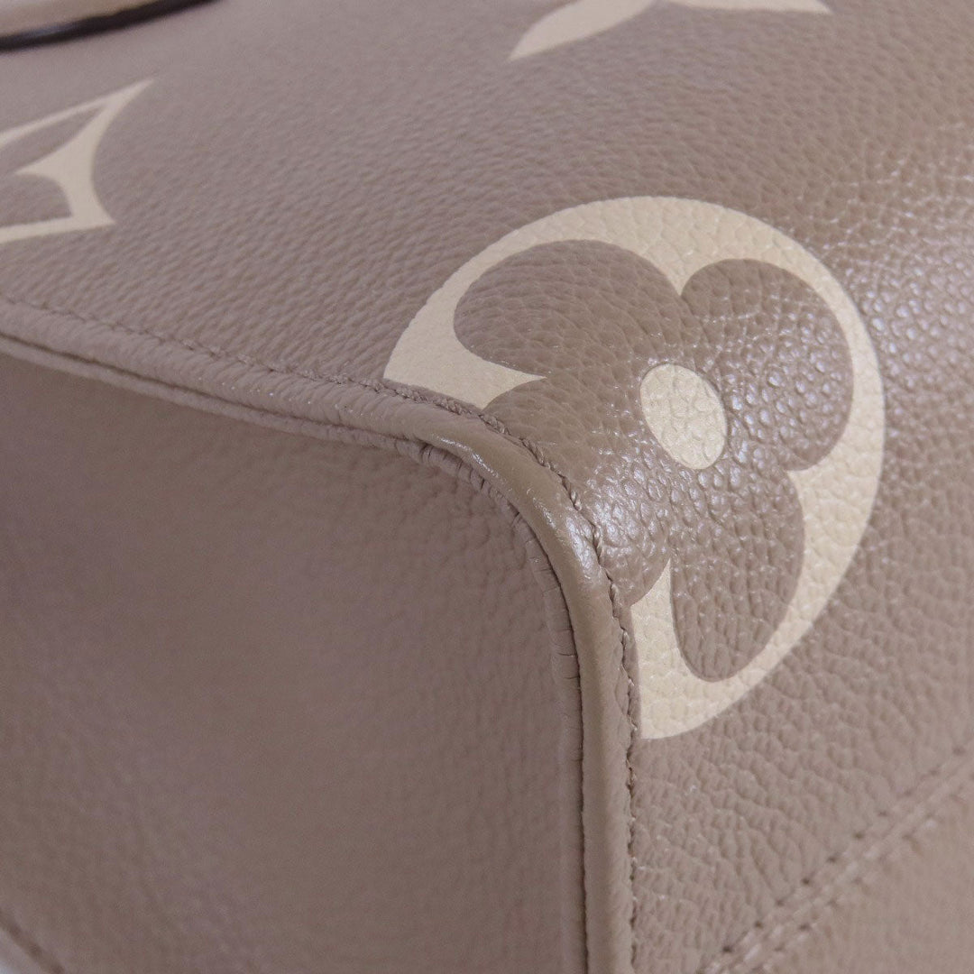 LOUIS VUITTON Handbag M45779 Ann Platt gray On the Go PM Tourtrail Crème