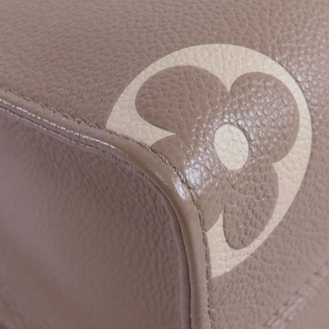 LOUIS VUITTON Handbag M45779 Ann Platt gray On the Go PM Tourtrail Crème