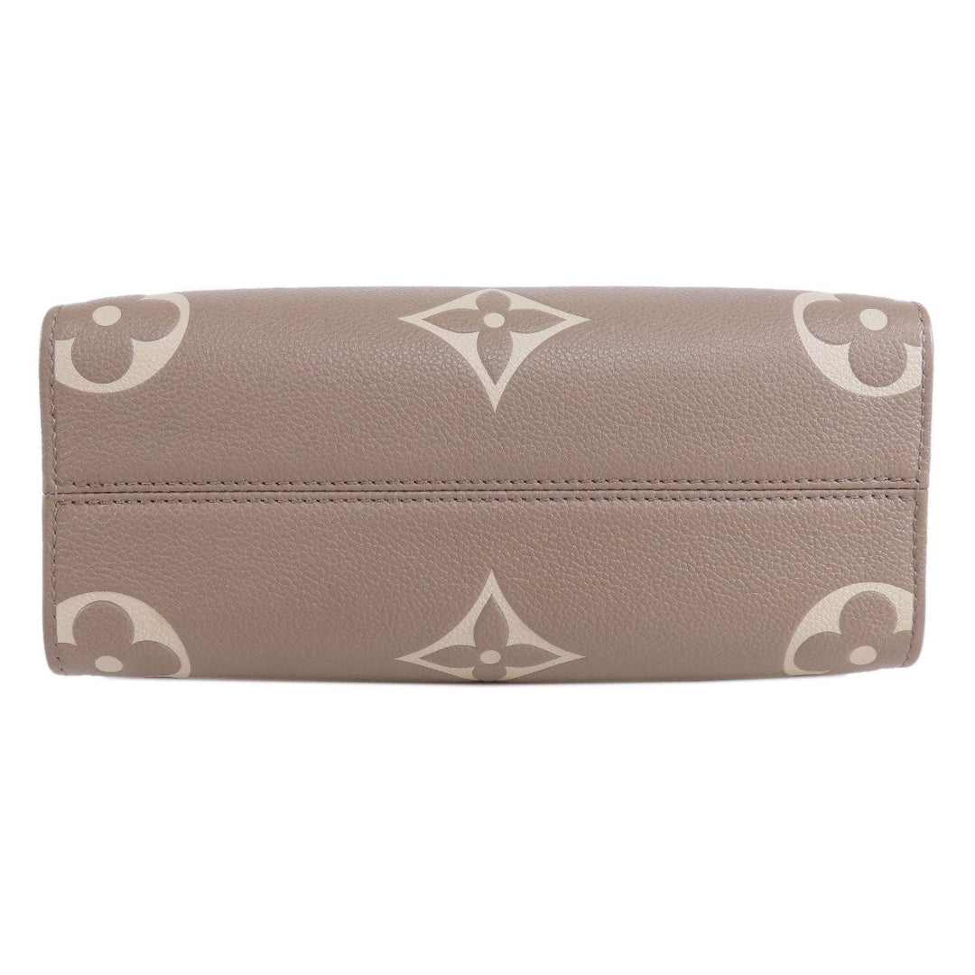 LOUIS VUITTON Handbag M45779 Ann Platt gray On the Go PM Tourtrail Crème