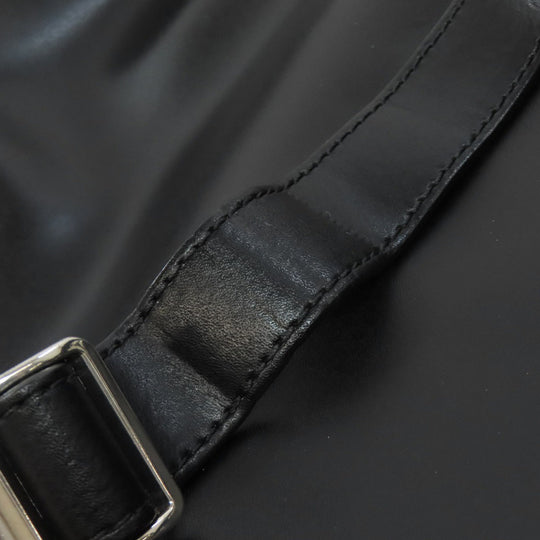 Givenchy Backpack leather black LOVE logo Women Used Authentic