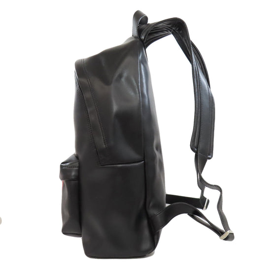 Givenchy Backpack leather black LOVE logo Women Used Authentic