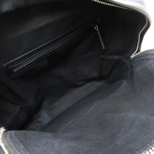 Givenchy Backpack leather black LOVE logo Women Used Authentic