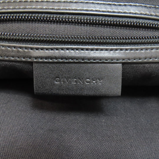 Givenchy Backpack leather black LOVE logo Women Used Authentic