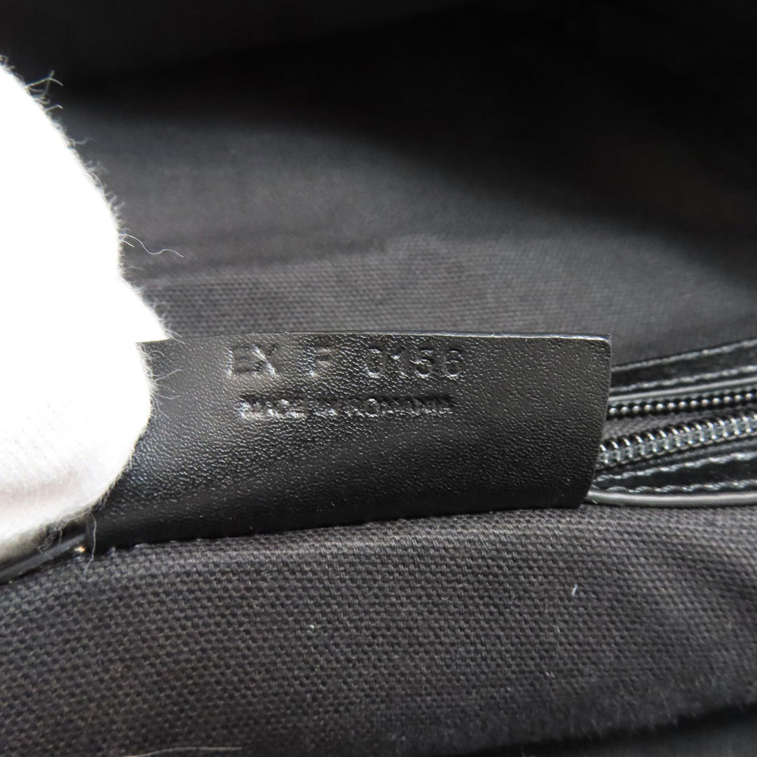 Givenchy Backpack leather black LOVE logo Women Used Authentic
