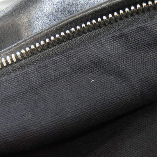 Givenchy Backpack leather black LOVE logo Women Used Authentic